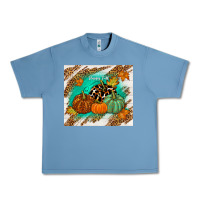 Pebble Blue happy fall Urban Heavy Tee - TumblerDesignByShophia