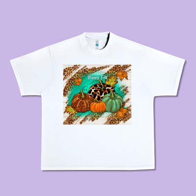 Happy Fall Urban Heavy Tee Designed By Tumblerdesignbyshophia