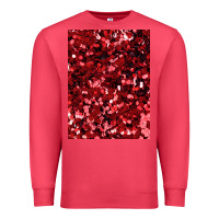 Cardinal red glitter party sequins Premium Sweatshirt - lanVoArt
