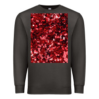 Smoke red glitter party sequins Premium Sweatshirt - lanVoArt