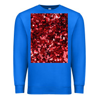 True Royal red glitter party sequins Premium Sweatshirt - lanVoArt