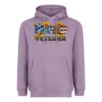 Lavender proud veteran boots and hats Heavyweight Hoodie - Artiststas