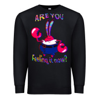 Black Funny Men Are You Feeling It Now Mr Krabs Gifts For Music Fans 1 Premium Sweatshirt - lanVoArt