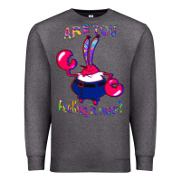 Charcoal Heather Funny Men Are You Feeling It Now Mr Krabs Gifts For Music Fans 1 Premium Sweatshirt - lanVoArt