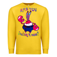 Lemon Funny Men Are You Feeling It Now Mr Krabs Gifts For Music Fans 1 Premium Sweatshirt - lanVoArt