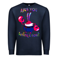 Navy Funny Men Are You Feeling It Now Mr Krabs Gifts For Music Fans 1 Premium Sweatshirt - lanVoArt
