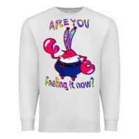 Oatmeal Heather Funny Men Are You Feeling It Now Mr Krabs Gifts For Music Fans 1 Premium Sweatshirt - lanVoArt