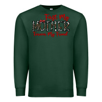Sports Green first my mother forever my friend Premium Sweatshirt - CowhideDigitalArt