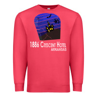 Cardinal 1886 Crescent Hotel Eureka Springs Arkansas USA Halloween Haunted Bat  Premium Sweatshirt - lanVoArt