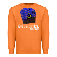 Carrot 1886 Crescent Hotel Eureka Springs Arkansas USA Halloween Haunted Bat  Premium Sweatshirt - lanVoArt