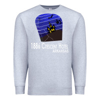 Heather Grey 1886 Crescent Hotel Eureka Springs Arkansas USA Halloween Haunted Bat  Premium Sweatshirt - lanVoArt