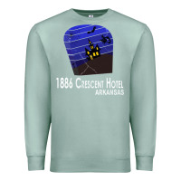 Seafoam 1886 Crescent Hotel Eureka Springs Arkansas USA Halloween Haunted Bat  Premium Sweatshirt - lanVoArt