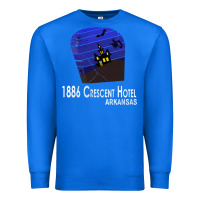 True Royal 1886 Crescent Hotel Eureka Springs Arkansas USA Halloween Haunted Bat  Premium Sweatshirt - lanVoArt