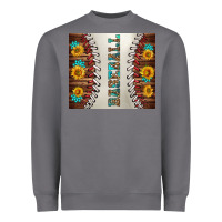Storm baseball with sunflower and gemstone tumbler Heavyweight Sweatshirt - BundleAndBundleShop