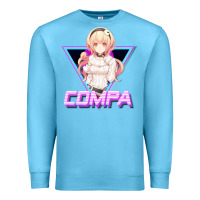 Ocean Blue hyperdimension neptunia (compa aesthetic) Premium Sweatshirt - lanVoArt