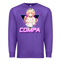 Purple hyperdimension neptunia (compa aesthetic) Premium Sweatshirt - lanVoArt