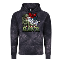 Cloud Black Red white rawr 4th of july Vintage Hoodie - HowdyJamesFarm