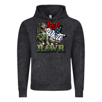 Vintage Black Red white rawr 4th of july Vintage Hoodie - HowdyJamesFarm