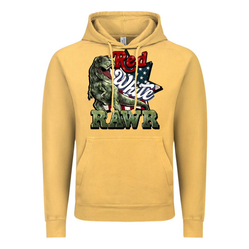Red White Rawr 4th Of July Vintage Hoodie by HowdyJamesFarm | Teevron