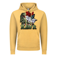 Vintage Mustard Red white rawr 4th of july Vintage Hoodie - HowdyJamesFarm
