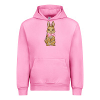Fuchsia Pink easter rabbit pink flowers Urban Hoodie - BarkalooDesign