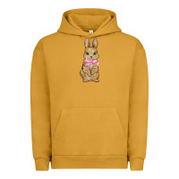 Pigment Peanut Butter easter rabbit pink flowers Urban Hoodie - BarkalooDesign