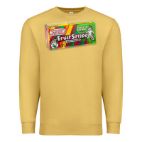 Antique Gold old school fruit stripe gum Premium Sweatshirt - lanVoArt