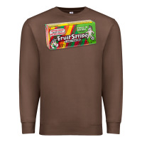 Chestnut old school fruit stripe gum Premium Sweatshirt - lanVoArt