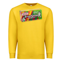 Lemon old school fruit stripe gum Premium Sweatshirt - lanVoArt
