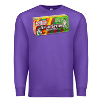 Purple old school fruit stripe gum Premium Sweatshirt - lanVoArt