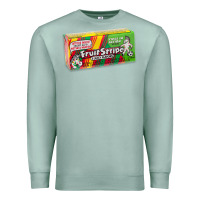 Seafoam old school fruit stripe gum Premium Sweatshirt - lanVoArt