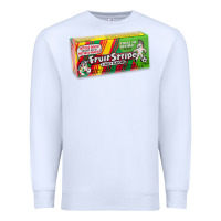 White old school fruit stripe gum Premium Sweatshirt - lanVoArt