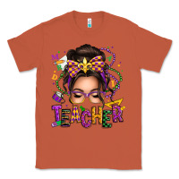 Copper mardi gras teacher caucasian messy bun Classic Tee - texasbilliewilder
