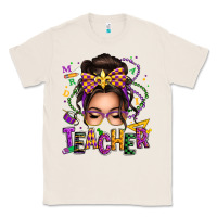 Natural mardi gras teacher caucasian messy bun Classic Tee - texasbilliewilder