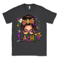 Smoke mardi gras teacher caucasian messy bun Classic Tee - texasbilliewilder