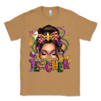 Toasted Coconut mardi gras teacher caucasian messy bun Classic Tee - texasbilliewilder