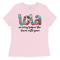 Bubblegum Pink lola Ladies Tee - Artiststas