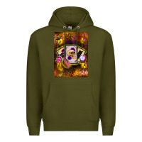 Army Green tarot cards Premium Hoodie - BundleAndBundleShop
