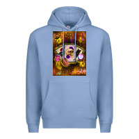 Colony Blue tarot cards Premium Hoodie - BundleAndBundleShop