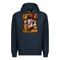Navy tarot cards Premium Hoodie - BundleAndBundleShop
