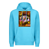Ocean Blue tarot cards Premium Hoodie - BundleAndBundleShop