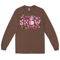 Chestnut i am snow cute Long Sleeve Tee - CowGirlArtShop