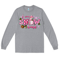 Heather Grey i am snow cute Long Sleeve Tee - CowGirlArtShop