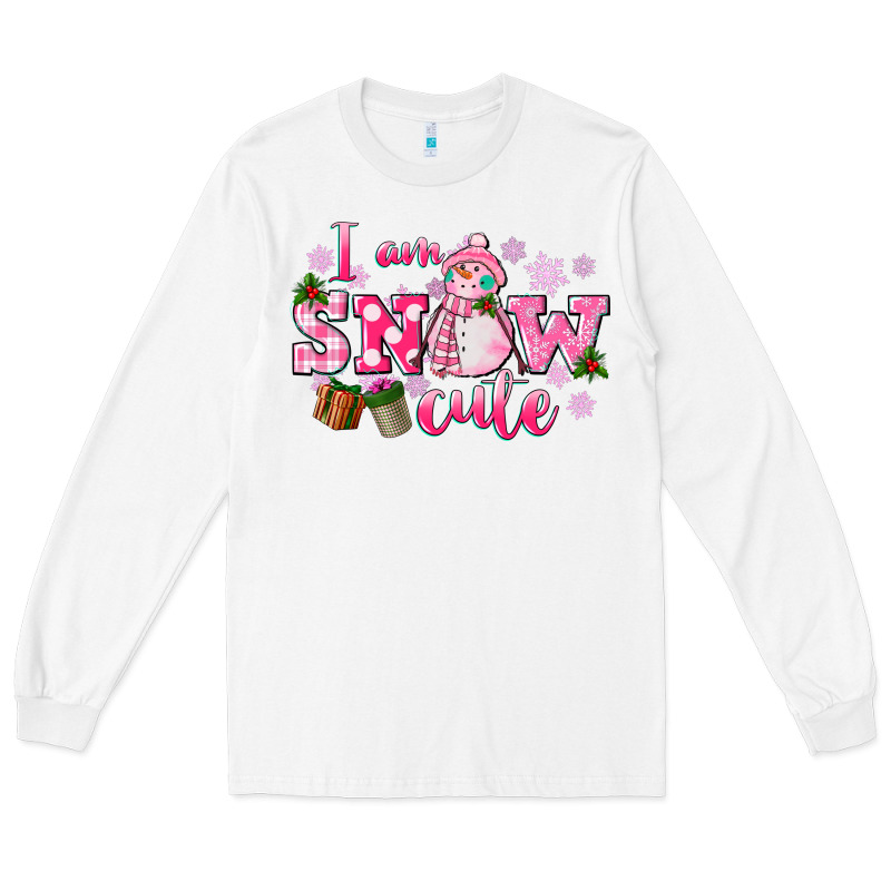 I Am Snow Cute Long Sleeve Tee by CowGirlArtShop | Teevron