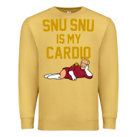 Antique Gold Futurama Snu Snu Is My Cardio GIFT Premium Sweatshirt - lanVoArt