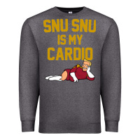 Charcoal Heather Futurama Snu Snu Is My Cardio GIFT Premium Sweatshirt - lanVoArt
