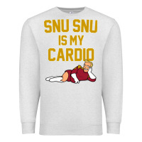 Oatmeal Heather Futurama Snu Snu Is My Cardio GIFT Premium Sweatshirt - lanVoArt