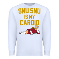 White Futurama Snu Snu Is My Cardio GIFT Premium Sweatshirt - lanVoArt