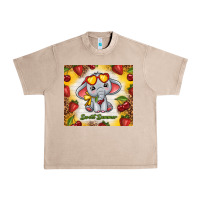 French Oak sweet summer cute elephant Urban Heavy Tee - TumblerDesignByShophia