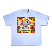 Grape Ice sweet summer cute elephant Urban Heavy Tee - TumblerDesignByShophia